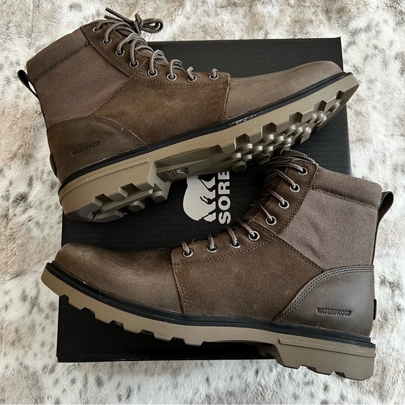 NIB Men’s Sorel Carson Six Waterproof Hiking Boots sz 10 - Picture 8 of 13